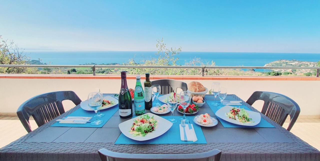 Naturamare Apartments - Piscina Idromassaggio Con Vista Mare Aperta Fino Alle Ore 22-00 Capo Vaticano Extérieur photo